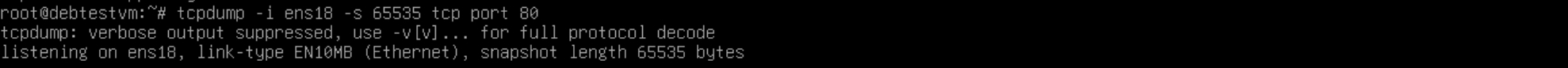 tcpdump
